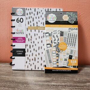 NEW Happy Planner Wild Plans Bundle - Classic Notebook and Stickerbook